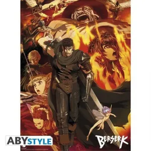 POSTER BERSERK GRUPO 52 X 38                                               