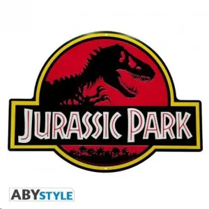 JURASSIC PARK PLACA DE METAL 28X38