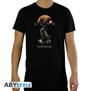 DUNE CAMISETA NEGRA EL QUE CONTROLA LAS ESPECIAS TALLA L