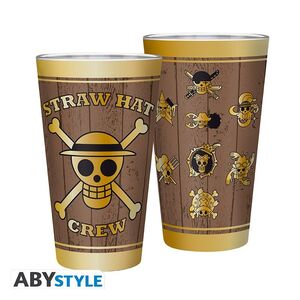 ONE PIECE VASO GRANDE 400 ML CALAVERAS