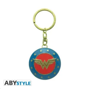 WONDER WOMAN LLAVERO METALICO 3D SHIELD WONDER WOMAN