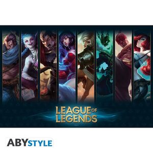 POSTER LEAGUE OF LEGENDS CHAMPIONS 91,5 X 61
