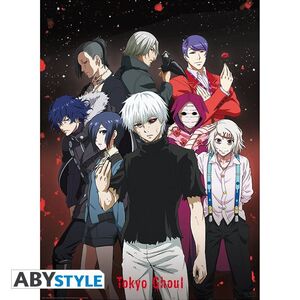 POSTER TOKYO GHOUL GRUPO 52 X 38