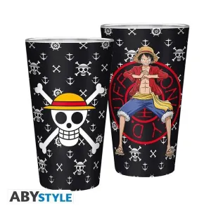 ONE PIECE VASO GRANDE 400ML LUFFY