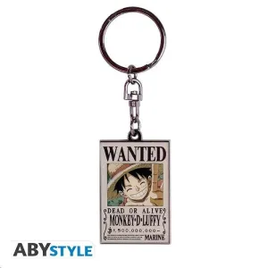 ONE PIECE LLAVERO LUFFY WANTED