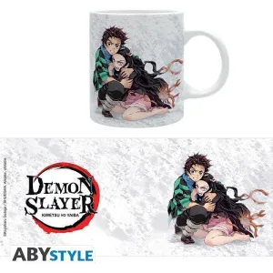 GUARDIANES DE LA NOCHE TAZA 320ML TANJIRO Y NEZUKO