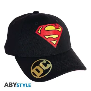 SUPERMAN GORRA NEGRA LOGO DC COMICS