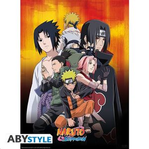 POSTER NARUTO SHIPPUDEN SET 2 POSTERS NINJAS 52 X 38