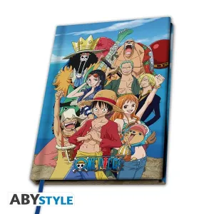 ONE PIECE LIBRETA A5 TRIPULACION SOMBRERO DE PAJA