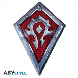WORLD OF WARCRAFT PLACA DE METAL HORDE SHIELD ( 25X35 )