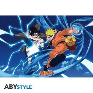 POSTER NARUTO SHIPPUDEN NARUTO Y SASUKE 61 X 91 CM