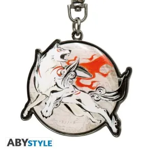 OKAMI LLAVERO METALICO AMATERASU