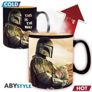 THE MANDALORIAN TAZA SENSITIVA AL CALOR 460 ML MANDO Y CHILD