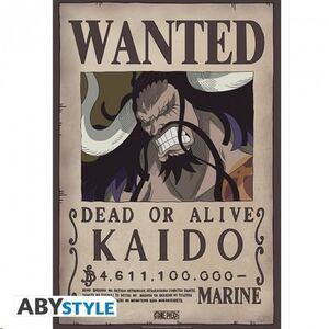 PÓSTER ONE PIECE WANTED KAIDO (52X35)