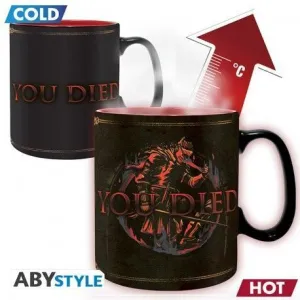 DARK SOULS TAZA SENSITIVA AL CALOR 460ML YOU DIED