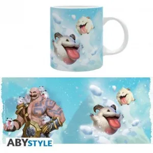 LEAGUE OF LEGENDS TAZA BRAUM & POROS