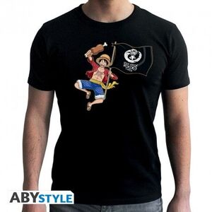 ONE PIECE CAMISETA LUFFY 1000 LOGS NEGRO TALLA L