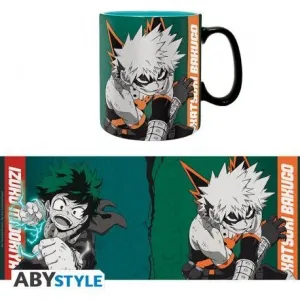 MY HERO ACADEMIA TAZA 460 ML IZUKU Y BAKUGO