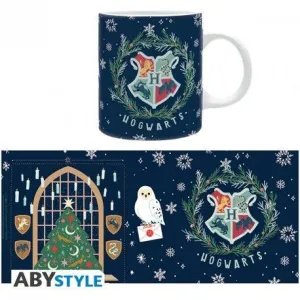 HARRY POTTER TAZA 320 ML NAVIDAD HOGWARTS