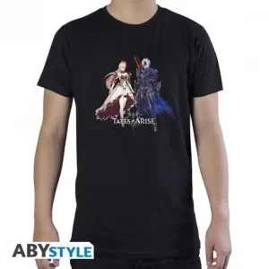 TALES OF ARISE CAMISETA ALPHEN & SHIONNE TALLA XXL NEGRO