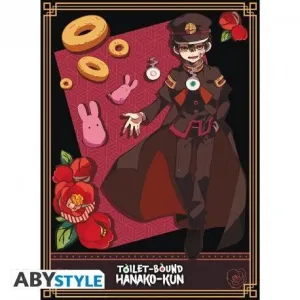 PÓSTER HANAKO-KUN FANTASMA EN EL LAVABO 52X38 HANAKO-KUN
