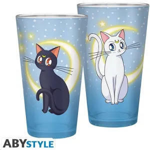 SAILOR MOON VASO 400ML LUNA & ARTEMIS