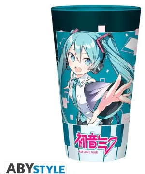 HATSUNE MIKU VASO 400ML CIUDAD MUSICAL