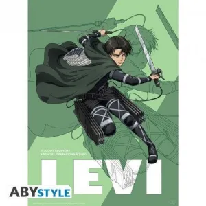 POSTER ATAQUE A LOS TITANES TEMP 4 LEVI 52X38
