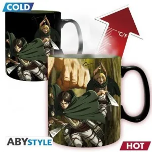 ATAQUE A LOS TITANES TAZA SENSITIVA AL CALOR 460 ML TITAN EREN