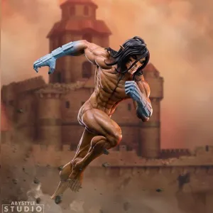 ATAQUE A LOS TITANES FIGURA EREN FORMA TITÁN 19 CM