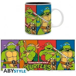TORTUGAS NINJA TAZA 320 ML RETRATOS A COLOR