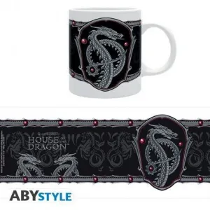 CASA DEL DRAGON (JUEGO DE TRONOS) TAZA 320 ML SILVER DRAGON