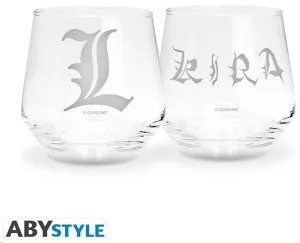 DEATH NOTE SET DE DOS VASOS KIRA & L