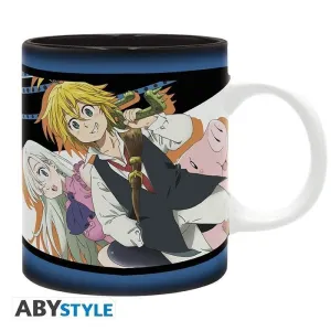 THE SEVEN DEADLY SINS TAZA 320 ML MELIODAS, ELIZABETH, HAWK