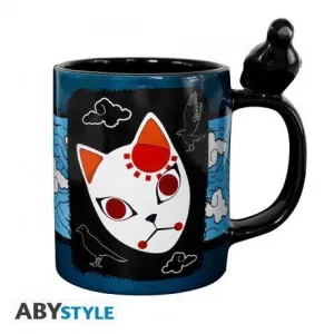 GUARDIANES DE LA NOCHE TAZA CON ASA 3D TANJIRO