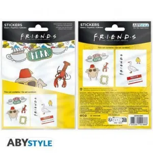 FRIENDS PEGATINAS 16X11 CM GARABATOS