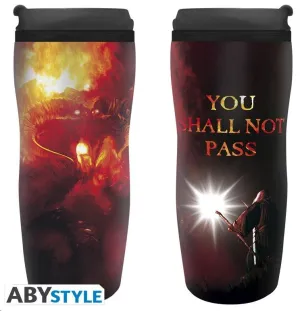EL SEÑOR DE LOS ANILLOS TAZA DE VIAJE YOU SHALL NOT PASS