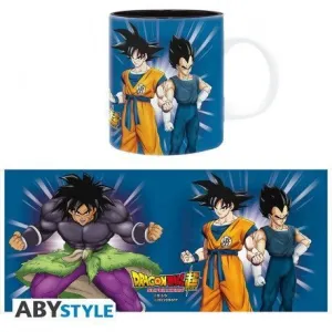 DRAGON BALL HERO TAZA 320 ML GOKU,VEGETA Y BROLY