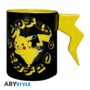 POKEMON TAZA CON ASA EN 3D RAYO PIKACHU