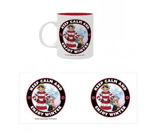 ONE PIECE TAZA 320 ML MANTEN LA CALMA Y DISFRUTA DEL INVIERNO