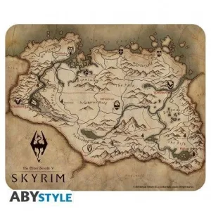SKYRIM ALFOMBRILLA DE RATÓN FLEXIBLE MAPA