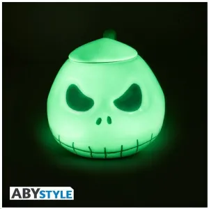 PESADILLA ANTES DE NAVIDAD TAZA 3D JACK FOSFORESCENTE 