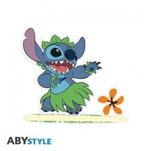 DISNEY FIGURA ACRLY® LILO Y STITCH 8,5 CM STITCH HULA