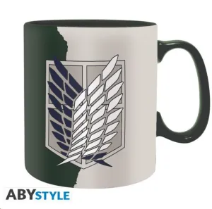 ATAQUE A LOS TITANES TAZA 460 ML EMBLEMA S4