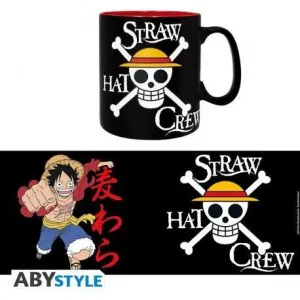 ONE PIECE TAZA 460 ML LUFFY & SKULL