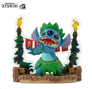 LILO & STITCH DISNEY FIGURA STITCH HULA DANCE 10 CM