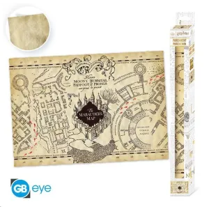 HARRY POTTER POSTER PERGAMINO MAPA DEL MERODEADOR 66 X 46 CM