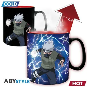 NARUTO SHIPPUDEN TAZA TERMOSENSIBLE KAKASHI - ITACHI 460 ML