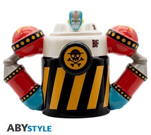 ONE PIECE TAZA 3D PIRATA DE HIERRO FRANKY SHOGUN