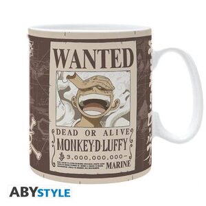 ONE PIECE TAZA 460 ML SE BUSCA A LUFFY